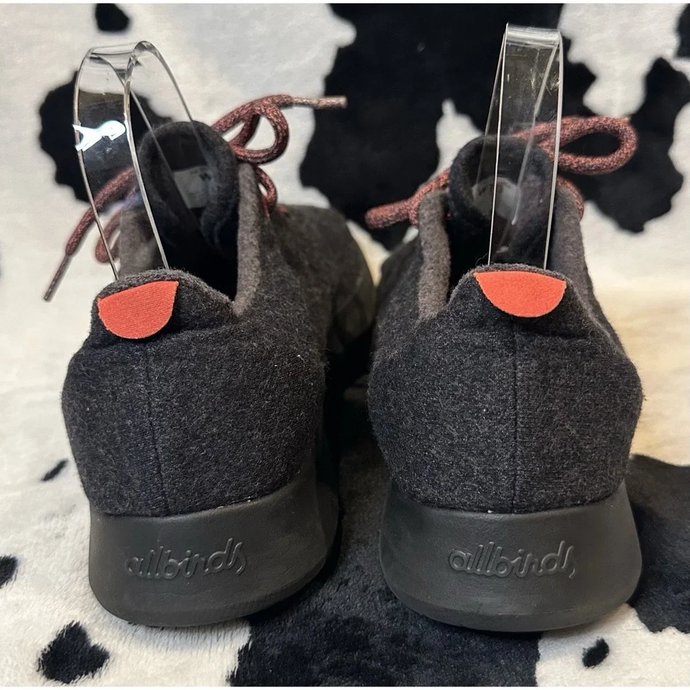 Allbirds Wool Runners Womens‎ 10 Charcoal Grey Merino Wool Sneakers PO 0138